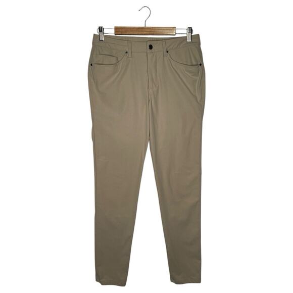 Lululemon Pants Mens 31 Tan ABC Classic Warpstreme Stretch Pockets M5ADAS - Picture 1 of 13